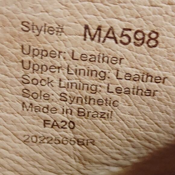 Madewell The Rosie Ankle Boots Snakeskin Pointed Toe Brown Leather Womens 6 - Picture 8 of 8